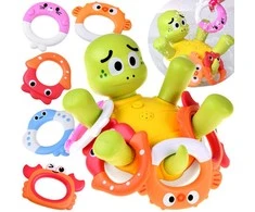 Jokomisiada Turtle Interactive Bath Toy Turtle with Vanduo Fountain ZA5819