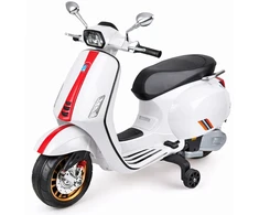 Jokomisiada VESPA electric scooter motor with battery for children melodies PA0344