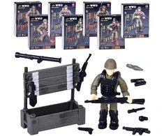 Jokomisiada WWII soldier figures, modelis to assemble, 28 pieces, ZA5723