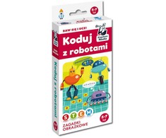 Kapitan Nauka Koduojame su robotais - Žaidimų knyga 5-7 metų vaikams