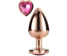 Dream Toys Blizganti meilė ROSE GOLD KIŠTUKAS DIDELIS