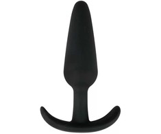 EasyToys Silicone Intimate Plug L Juodas - Ergonomic Flexible Design