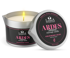 Intimateline Luxuria Grape Massage Candle with Sviestmedžių aliejumi 80g