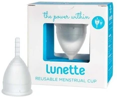 Lunette Menstrual Cup Clear - 1 modelis