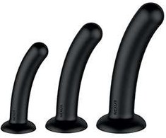 Nexus Dilator Set Silicone Intimate Training Kit Juodas (S/M/L)
