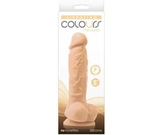 Ns novelties COLOURS PLEASURES VIBE 5 colių dildo FLESH