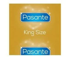 Pasante Healthcare „Pasante King Size“ prezervatyvai, dideliais kiekiais, 144 vnt. pakuotės