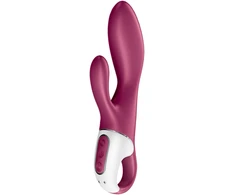 „Satisfyer Heated Affair“ šildomas triušio formos vibratorius su violetine spalva
