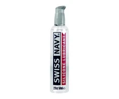 Swiss Navy Silicone Lubricant 59ml Leak-Proof Bottle Hypoallergenic