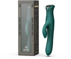 „Mose 2 Turquoise Žalias Zalo“ zuikio vibratorius