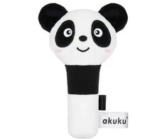 Akuku minkštas pliušinis žaisliukas/ barškutis Panda, A0706