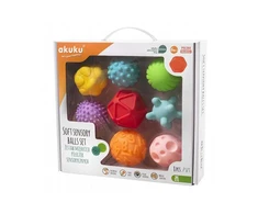 AKUKU minkšti sensoriniai kamuoliukai, 8 vnt., A0452