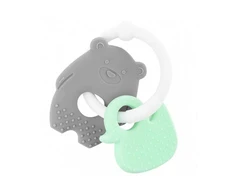 Akuku Silikoninis kramtukas BEAR/DUCK, A0126