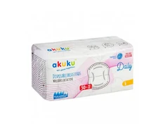 Akuku vienkartiniai įklotai į liemenėlę Daily, 60 vnt. A0160
