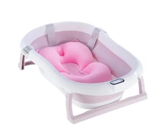 Pink Rožinė Sulankstoma vonia Bath &amp; Care su termometru, Rožinė