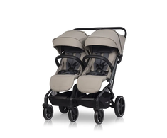 Vežimėlis dvynukams Easy go Echo, Savana beige