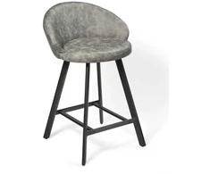 Pusbario kėdė Saki / Uras 12 (Stool 65), Pilka