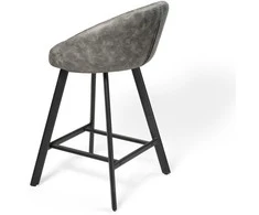 Pusbario kėdė Saki / Uras 12 (Stool 65), Pilka