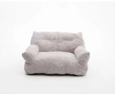 Sofa Fotelis Jelly Bear/Šviesiai pilka (Velvetas)