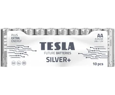 Tesla TESLA Sidabrinis Alkaline baterie AA (LR06, tužková, shrink) 10 ks