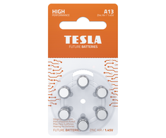TESLA Girdėjimo aparato baterija A13/PR48 1.45V 6 vnt.