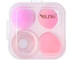 Beauty Maišytuvas makiažo kempinėlių rinkinys 3vnt. + BLING stovai