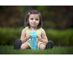 Miniland Šiluminio vandens butelis su šiaudais - 240 ml