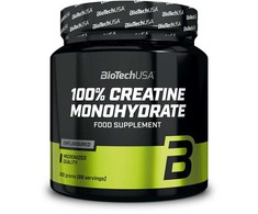 Biotech 100% kreatino monohidratas 300g.