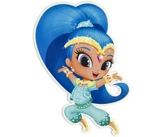 Nickelodeon Dekoracje „Shimmer &amp; Shine Wall“ dekoravimas - blizgesys (mažas)