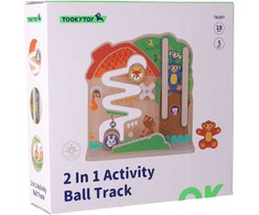 Tooky Toy Medinė Edukacinė Žaislas su Karoliukais