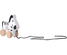 Tooky Toy Medieninė traukiama zebra su virvele