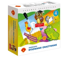 Alexander Edukacinis žaidimas Aleksandras - „Owl Wise Head“ - gyvūnai - rašymas ištrynimas 4