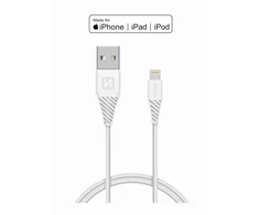 Swissten USB Lightning kabelis MFI 1.2 m baltas