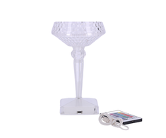 Led Lempa Kristalų 8cm 25cm RGB
