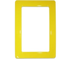 Nuotraukų rėmelis Magnetinis savęs pritvirtintas rėmo dydis 13,0x8,1 cm - geltona