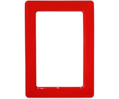 Nuotraukų rėmelis Magnetinis savęs pritvirtintas rėmo dydis 12,3x8,1 cm - raudona
