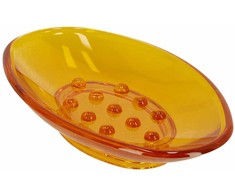 Muilinės plastikinė, oranžinė su drenažo funkcija