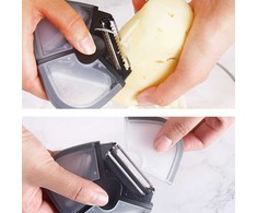 Peeler su trim 3in1 peiliukais - juoda