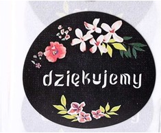 Dekoratyviniai apvalūs lipdukai, ačiū 500 kompiuterių - spalvingos gėlės
