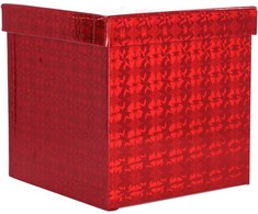 Dovanų dėžutė – raudona 12,5x12,5 cm