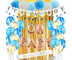 Dekoratyviniai balionai Baby Shower - "IT'S A BOY"