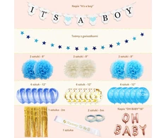 Dekoratyviniai balionai Baby Shower - "IT'S A BOY"