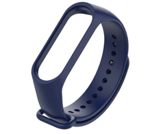 Xiaomi Mi Band 3/4 silikoninis apyrankis - tamsiai mėlynas