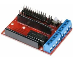 L293D variklio valdiklis, skirtas ESP8266 „WiFi ESP12E LUA“ - raudona