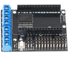 „L293D“ variklio valdiklis ESP8266 „WiFi ESP12E LUA“ - juoda