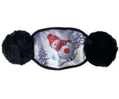 Kalėdinė kaukė / veido kaukė su ausinėmis - „Snowman II“