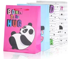 Dovanų maišelis panda 24cm x 18cm