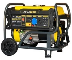 GTM / AFLATEK 3500E PRO Benzininis generatorius 3.8 KW vienfazis/ trifazis PROFESIONALUS