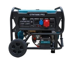 GTM / AFLATEK 7500E PRO Benzininis generatorius 7.5 KW vienfazis/ trifazis PROFESIONALUS