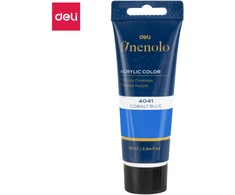 Akriliniai dažai DELI Finenolo 75ml, kobalto mėlynos spalvos